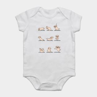 Labrador Retrievers Yoga Baby Bodysuit